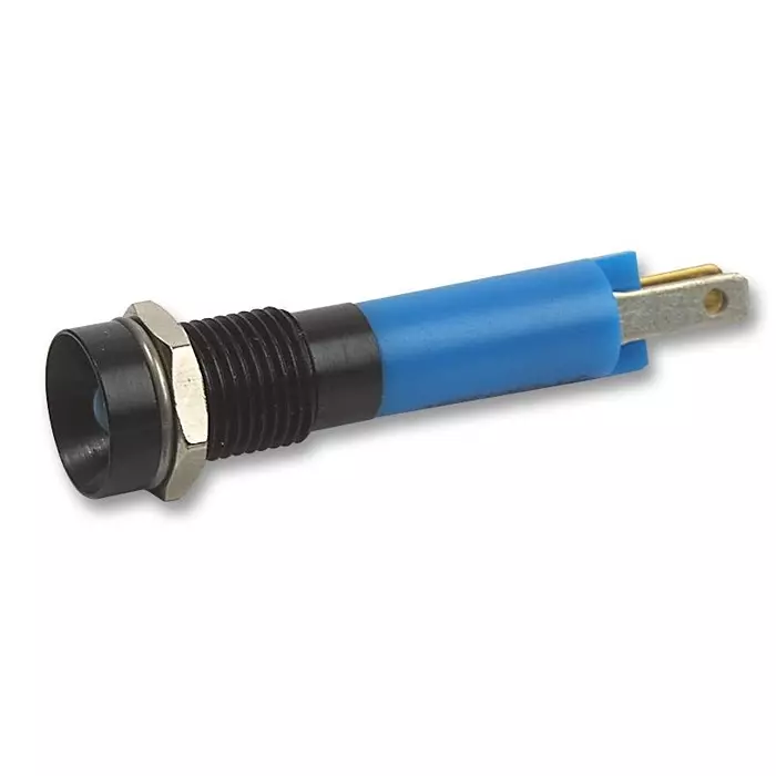 CML INNOVATIVE TECHNOLOGIES LED INDICATOR, 12V, BLUE, 19051257
