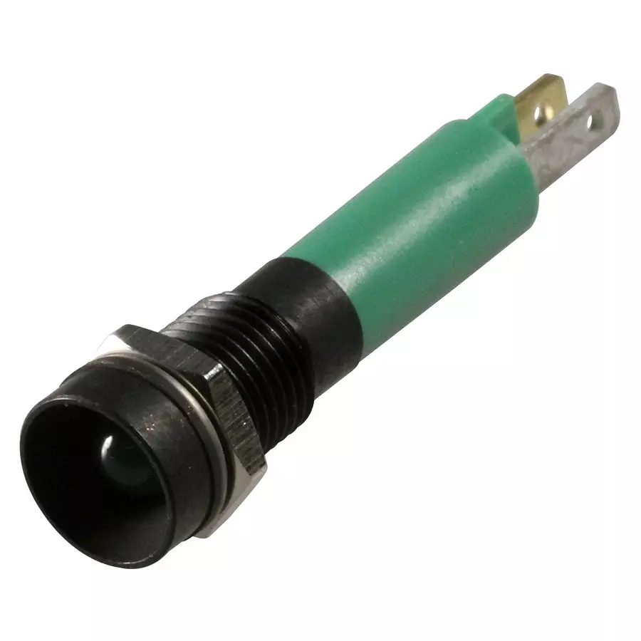 CML INNOVATIVE TECHNOLOGIES LED INDICATOR, 24V, GREEN, 19051351