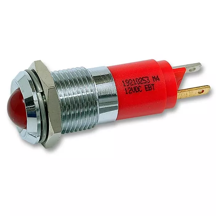 CML INNOVATIVE TECHNOLOGIES LED INDICATOR, 12V, HE-RED, 19210253