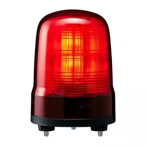 PATLITE (U.S.A.) Beacon, Flash/Rotate/Pulse, Red, 100Mm, SF10-M1JN-R