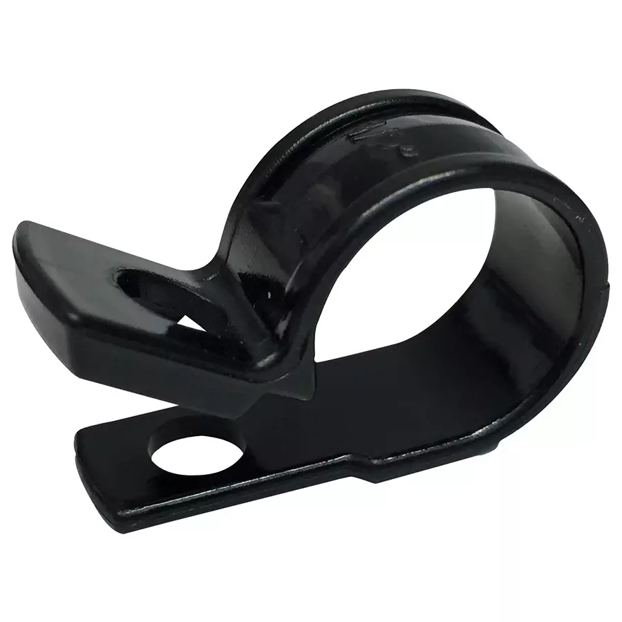 GARDNER BENDER Cable Clamp, Pp, 12.7Mm, Black, PPC-1550UVB (Pack of 12)