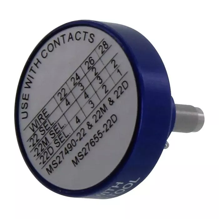 ASTRO TOOL Crimp Positioner, Miniature Crimp Tool, M22520/2-07.