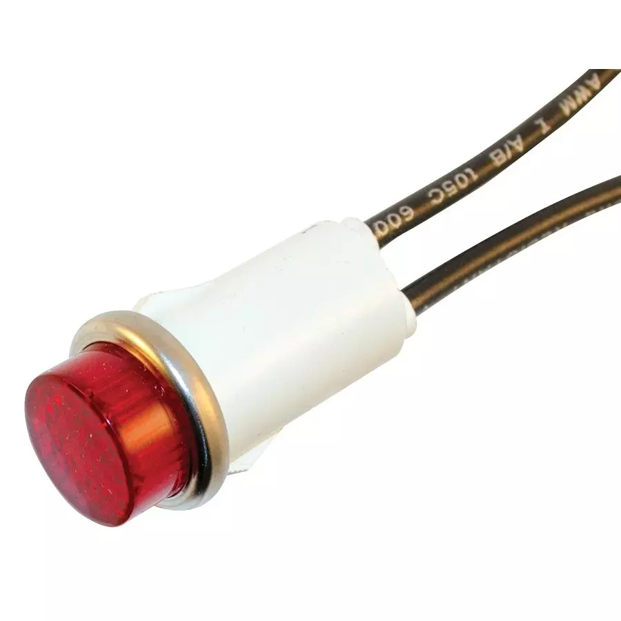 WAMCO Neon Indicator, 230Vac, 1.5Ma, Red, WL-1051C1