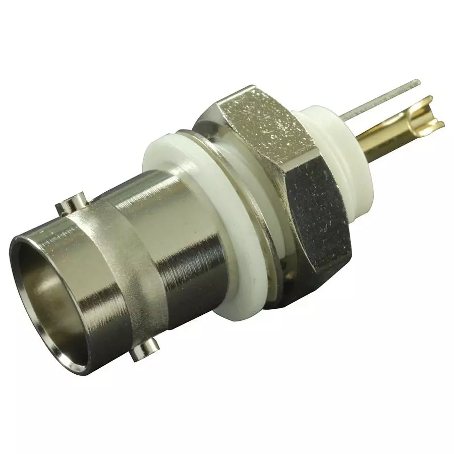 GREENPAR - TE CONNECTIVITY Rf Coaxial, Bnc, Straight Jack, 50Ohm, 1-1337452-0