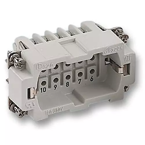 HTS - TE CONNECTIVITY Insert, Male, Screw, 10Way, 1-1103636-1