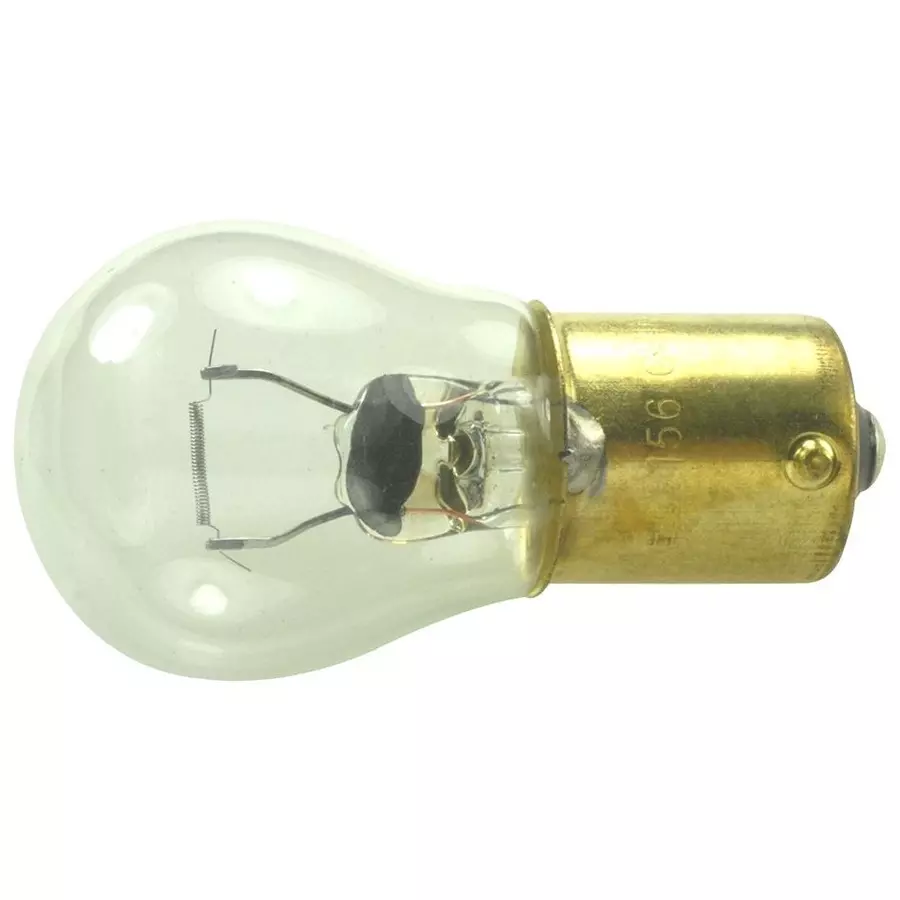 CEC INDUSTRIES Lamp, Incandescent, Ba15S, 12.8V, 26.88W, 1156