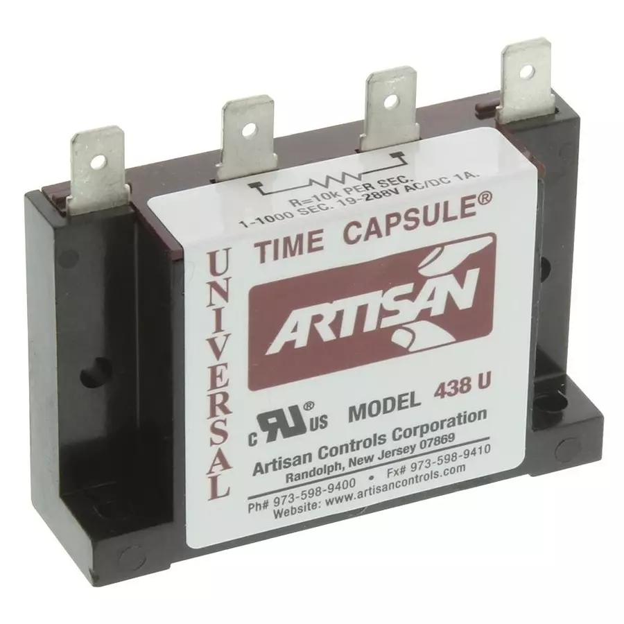 ARTISAN CONTROLS Solid State Timer 1No 1000Sec, 288Vac/Dc, 438U