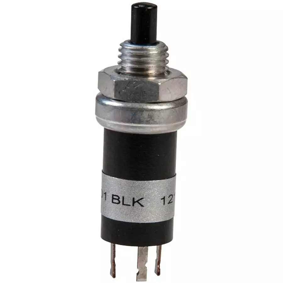 GRAYHILL SWITCH, PUSHBUTTON, SPDT, 250mA, 220V, 46-101 BLK