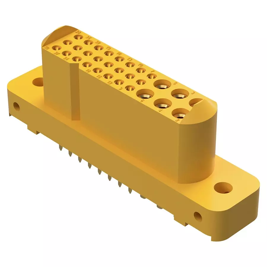 POSITRONIC RECT PWR CONN, RCPT, 30POS, THT, GFSH624F37H/AA