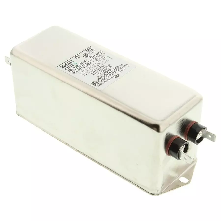 CORCOM - TE CONNECTIVITY FILTER, 20A, 1 PHASE, 20EQ1 M0