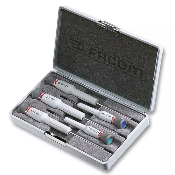 FACOM SCREWDRIVER SET, TORX, 5PC, AEX.J1