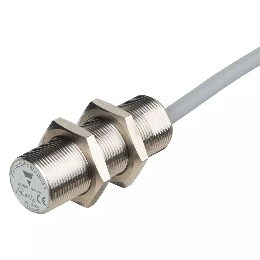 CARLO GAVAZZI IND PROX SENSOR, 8MM, NPN/1NO, M18 X 1, ICS18L50F08NOB2E1
