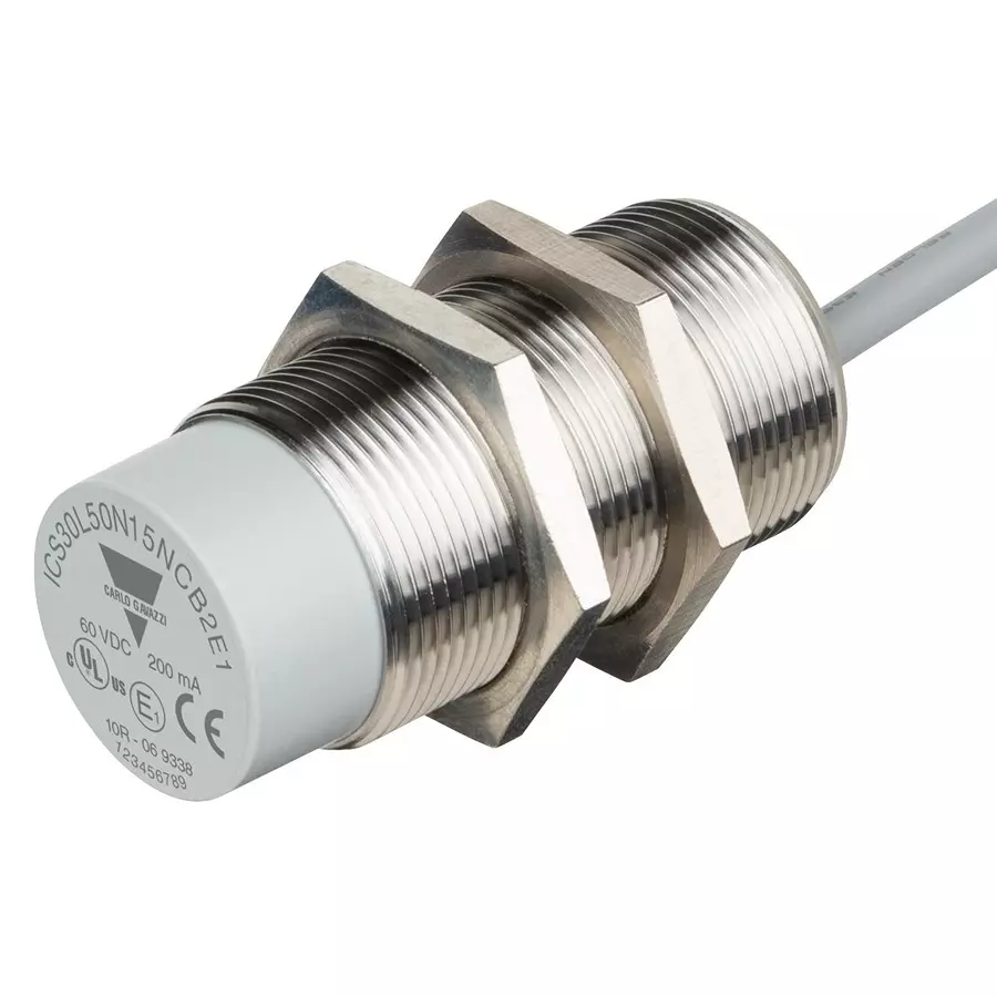 CARLO GAVAZZI IND PROX SENSOR, 22MM, PNP/1NO, M30X1.5, ICS30L50N22POB2E1