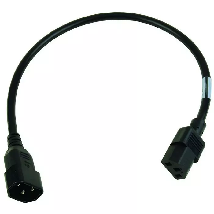 VOLEX UNIVERSAL JUMPER CORD, C13 TO C14, 1.5M, 10A, BLACK, 2172H.