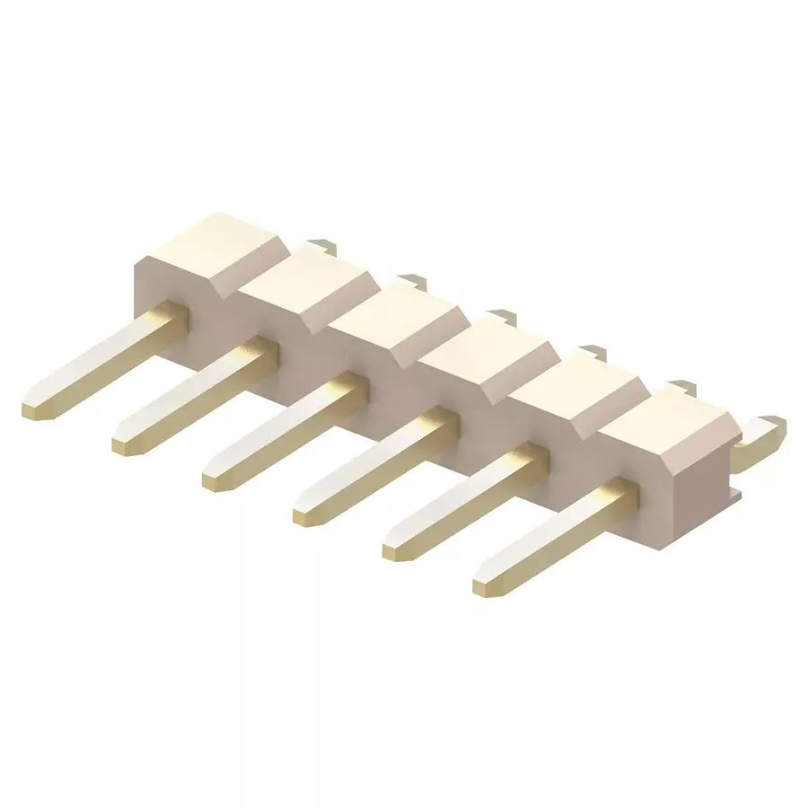 GCT HEADER, 2.54MM, SMT, R/A, 6WAY, BG301-06-A-0540-L-B (Pack of 10)
