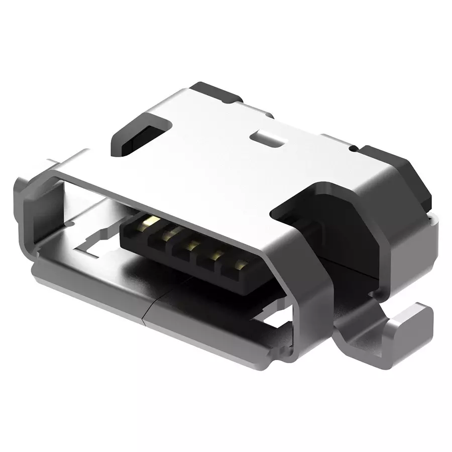 GCT MICRO USB, 2.0 TYPE B, RCPT, SMD, USB3155-30-A (Pack of 10)