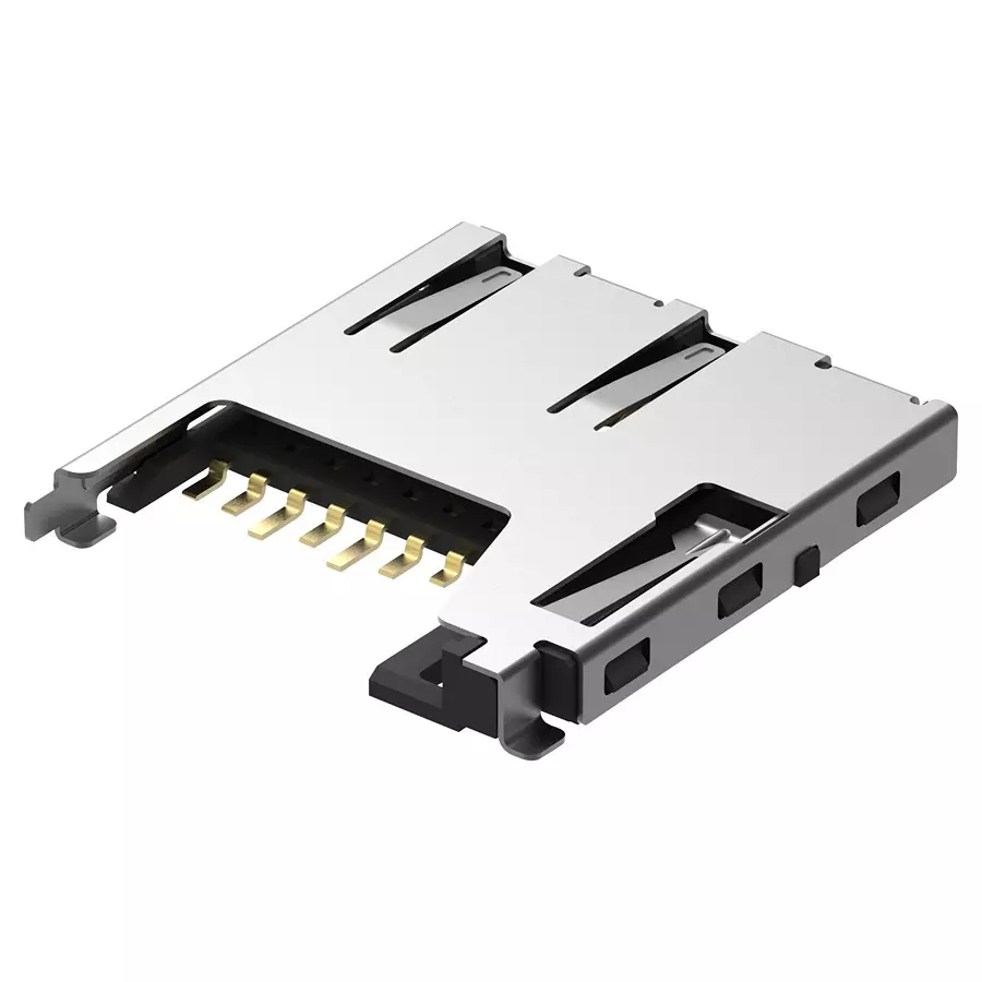 GCT MICRO SD CONN, PUSH-PUSH, 8POS, SMT, MEM2061-01-188-00-A