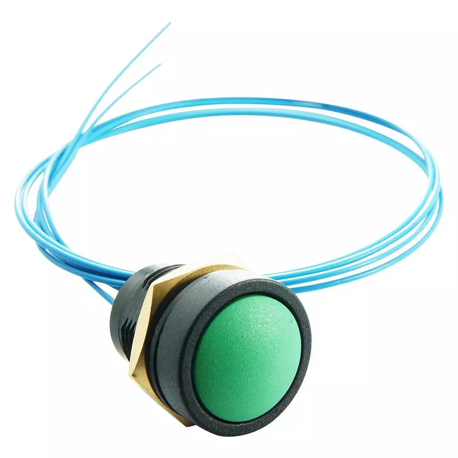 ITW SWITCHES SWITCH, ROUND, GREEN, 49-59113