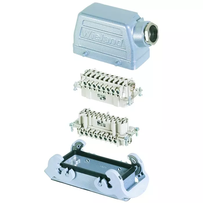 WIELAND ELECTRIC KIT, HOOD, BASE, MALE & FEMALE INSERT, 16 POSITION, SCREW, 99.702.0000.6