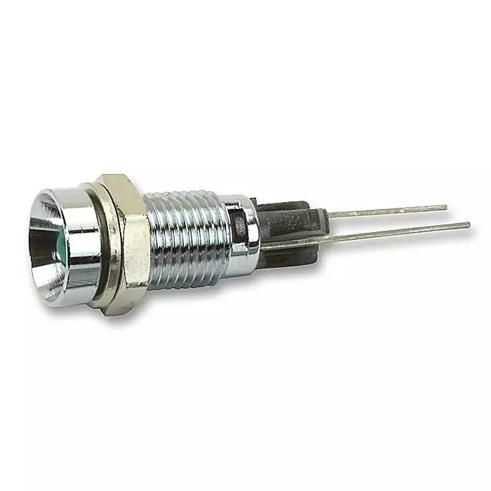 MENTOR LED INDICATOR, 5MM, GREEN, 2664.8081