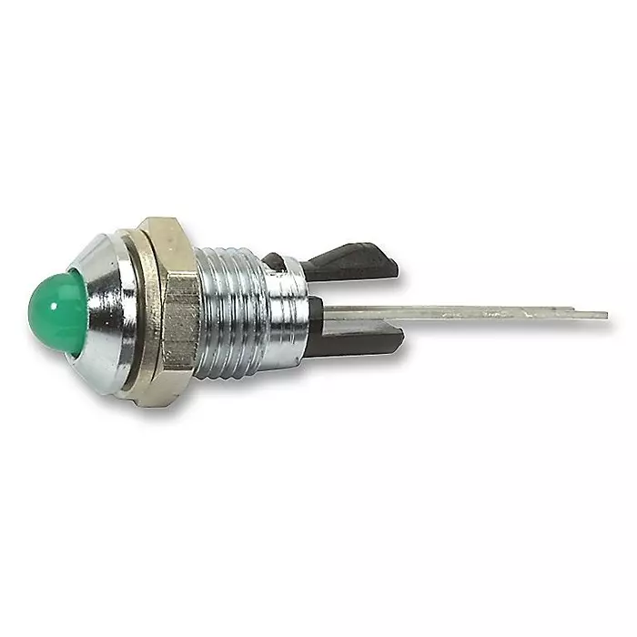 MENTOR LED INDICATOR, 5MM, GREEN, 2665.8081