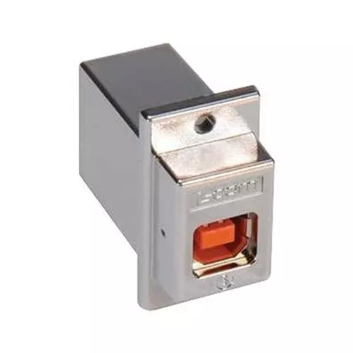 L-COM USB ADAPTER, RCPT, TYPE B-TYPE A, ECF504-BAS-HR