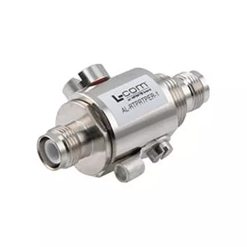 L-COM RF SURGE PROTECTOR, 50 OHM, 5KA, PANEL, AL-RTPRTPER-1