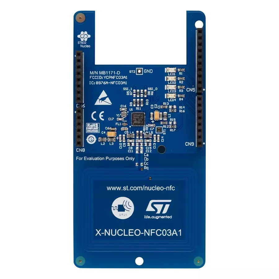 Stmicroelectronics Expansion Board, Nfc Card Reader, X-Nucleo-Nfc03A1