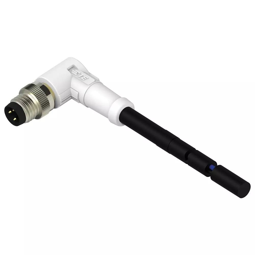 TE CONNECTIVITY Sensor Cord, 3P M8 Plug-Free End, 19.7", T4061210003-001.