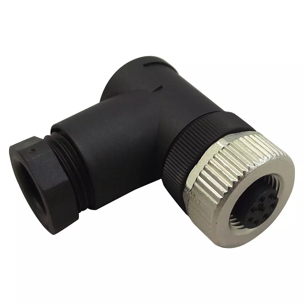 TE CONNECTIVITY Sensor Connector, M12, Rcpt, 4Pos, T4112002041-000