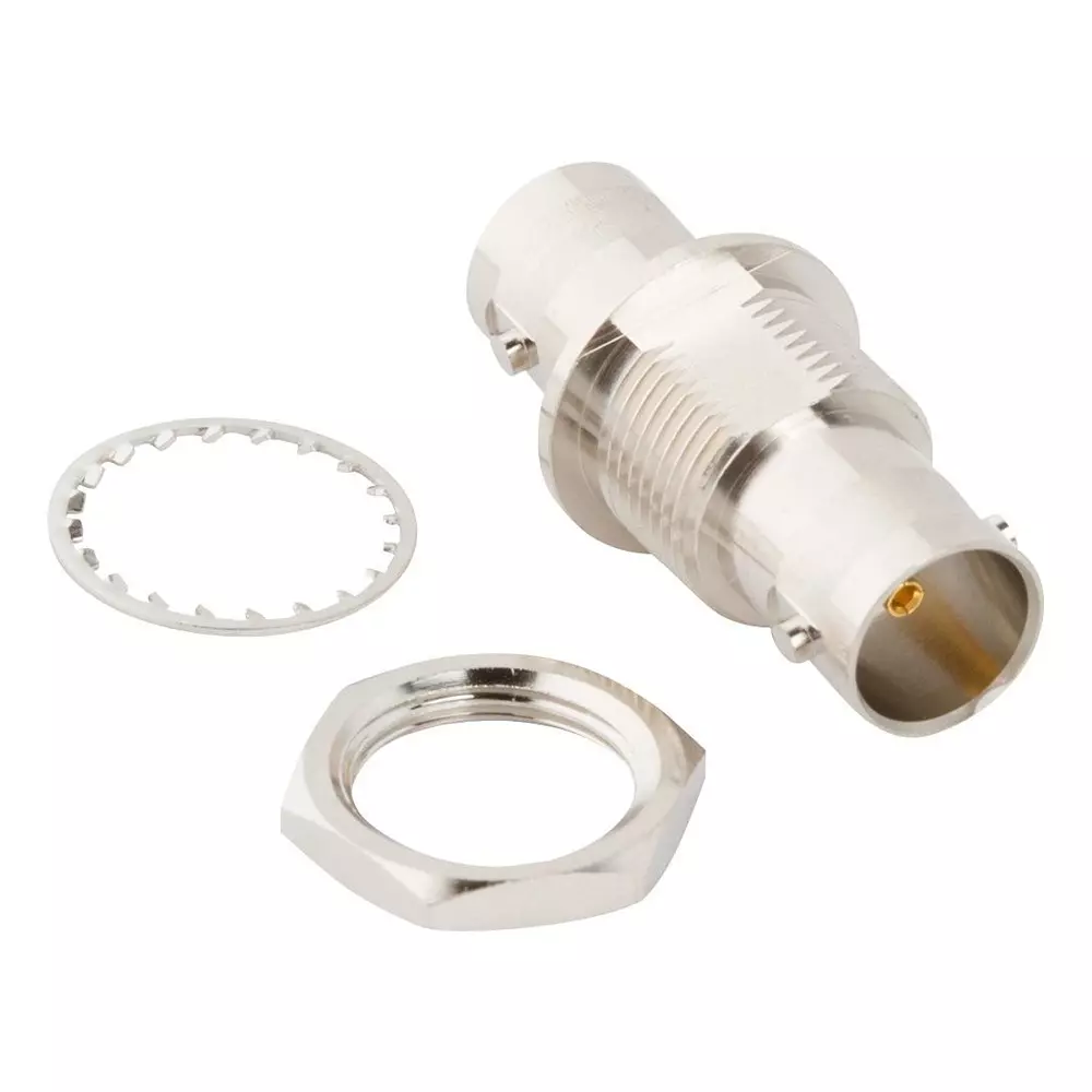AMPHENOL RF RF ADAPTOR, BNC JACK-BNC JACK, 75OHM, 031-220N-75-12G