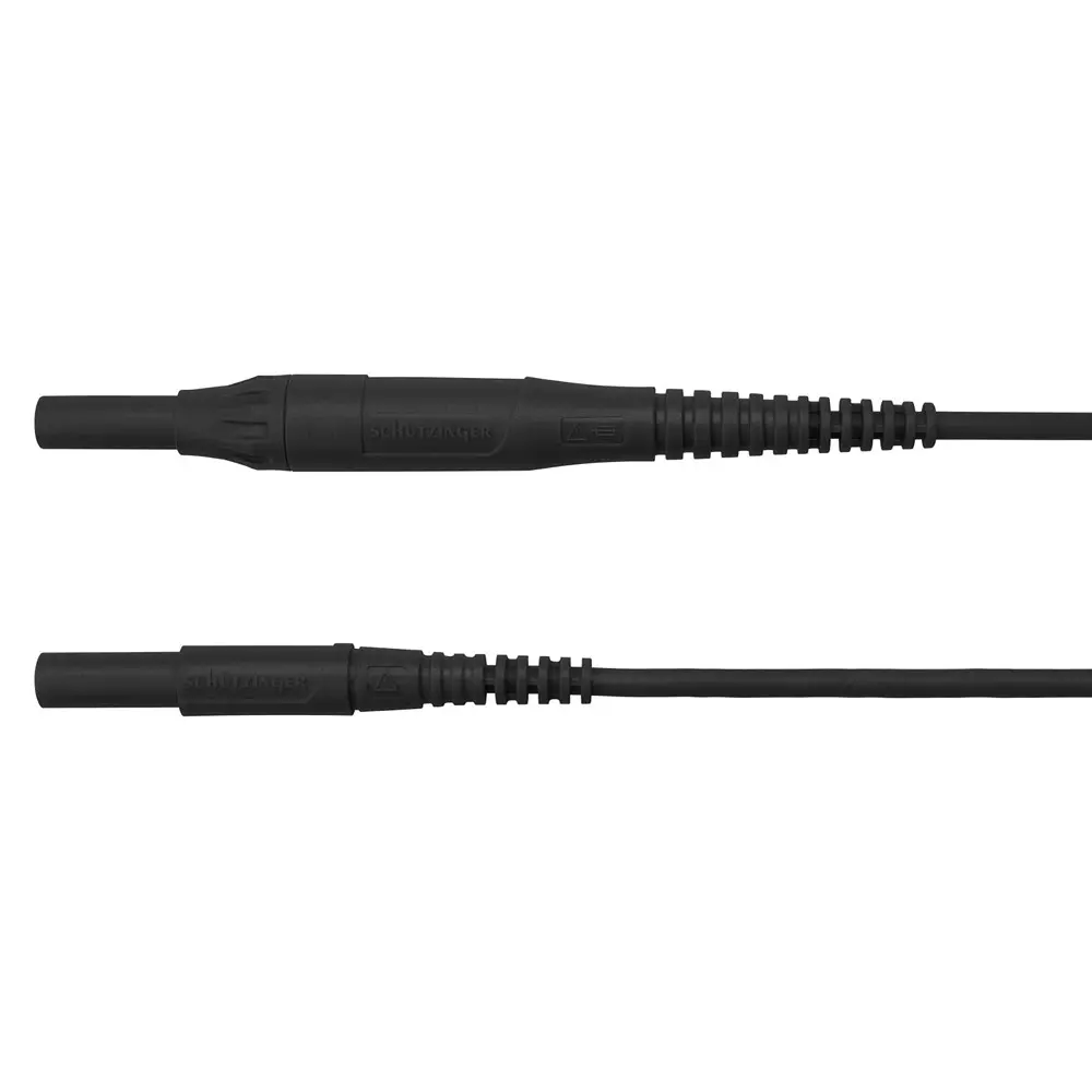 SCHUTZINGER Test Lead, 4mm Banana Plug, 1.5M, MSFK B441 / 1 / 150 / SW