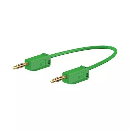 STAUBLI Test Lead, 2mm Banana Plug, 10A, 300mm, 28.0039-030-25