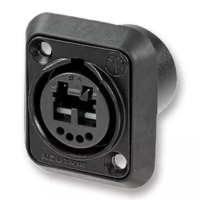 NEUTRIK Connector, Optical, Con Chassis, Ip65, NO2-4FDW-A