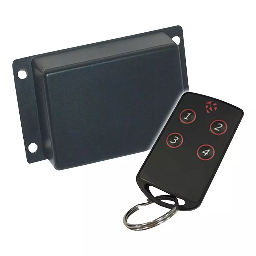 RF SOLUTIONS Receiver/Transm, 4-Ch, 433.92Mhz, 150M, FOBLOQF-4S4