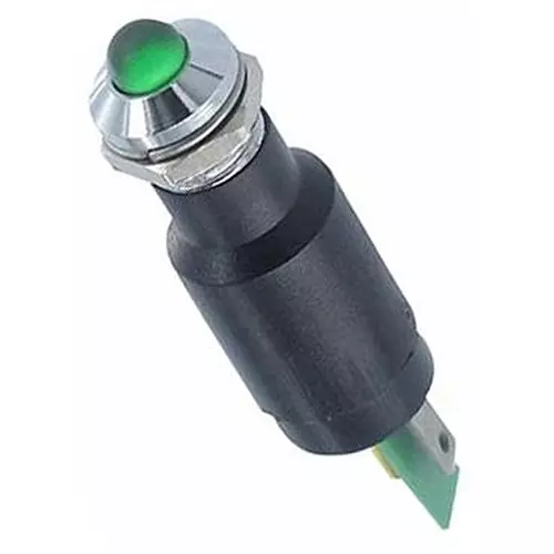 CML INNOVATIVE TECHNOLOGIES Panel Mount Indicator, Led, 8mm, Green, 230V, 19510431