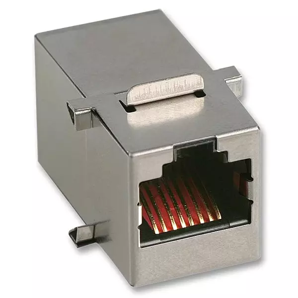 MH CONNECTORS Coupler, Rj45 JACk, Cat5E, Unshielded, MH3101-CAT5E