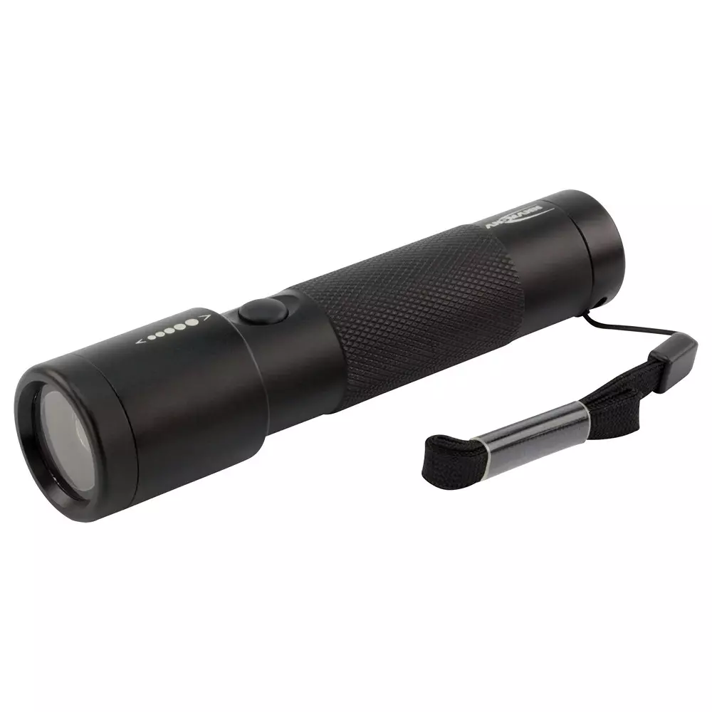 ANSMANN Torch, Led, 200Lm, 3 X Micro Aaa, BlACk, 1600-0138