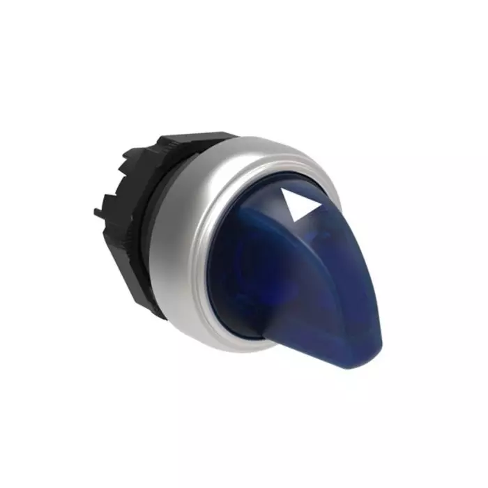 Lovato LPCSL13 Series 3 Position Selector Switch Head, 22 mm Cutout, Blue Handle, LPCSL1306