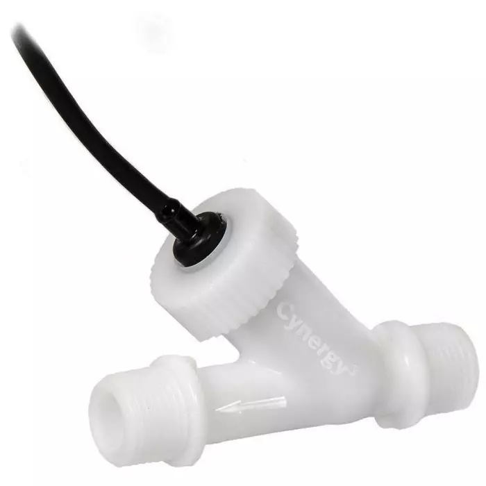 SENSATA / CYNERGY3 FSU Series Flow Switch Flow Switch for Liquid 0.07 l/min Min 0.24 L/min Max, FSU12LF