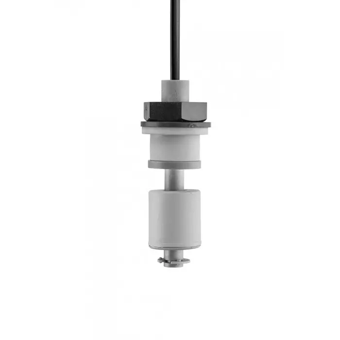 SENSATA / CYNERGY3 RSF100 Series Vertical Polyvinylidene Fluoride Float Switch 1 m Cable NO/NC 300V AC Max 300V, RSF107H100GN/RS