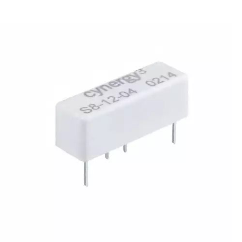 SENSATA / CYNERGY3 PCB Mount Reed Relay 12V DC Coil SPST 1000V Max 1 A Max 750Ω, S8-1204V/RS