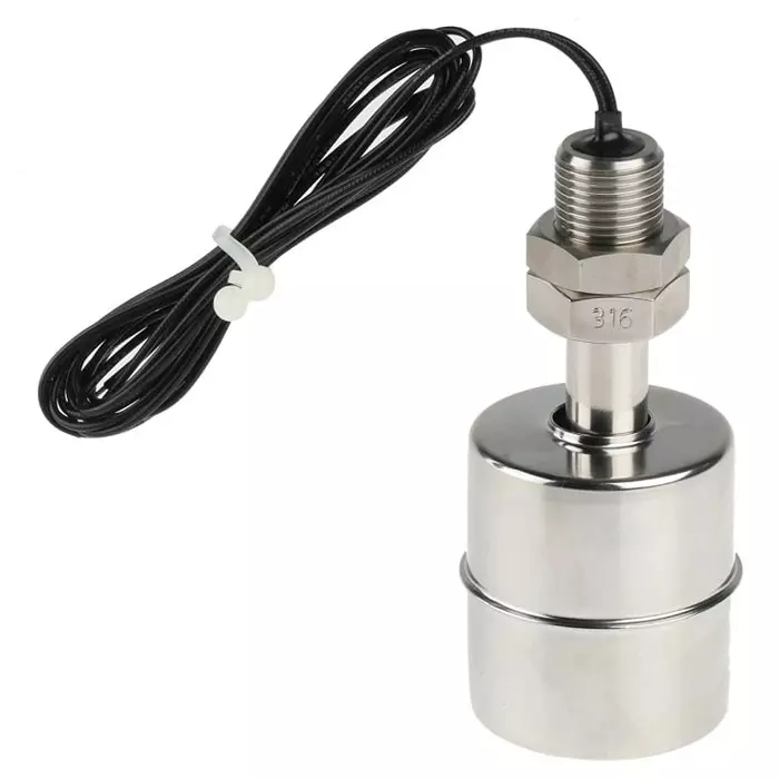 SENSATA / CYNERGY3 SSF26 Series Vertical Stainless Steel 316L Float Switch 1 m Cable SPNO 300V AC Max 300V DC, SSF26X100