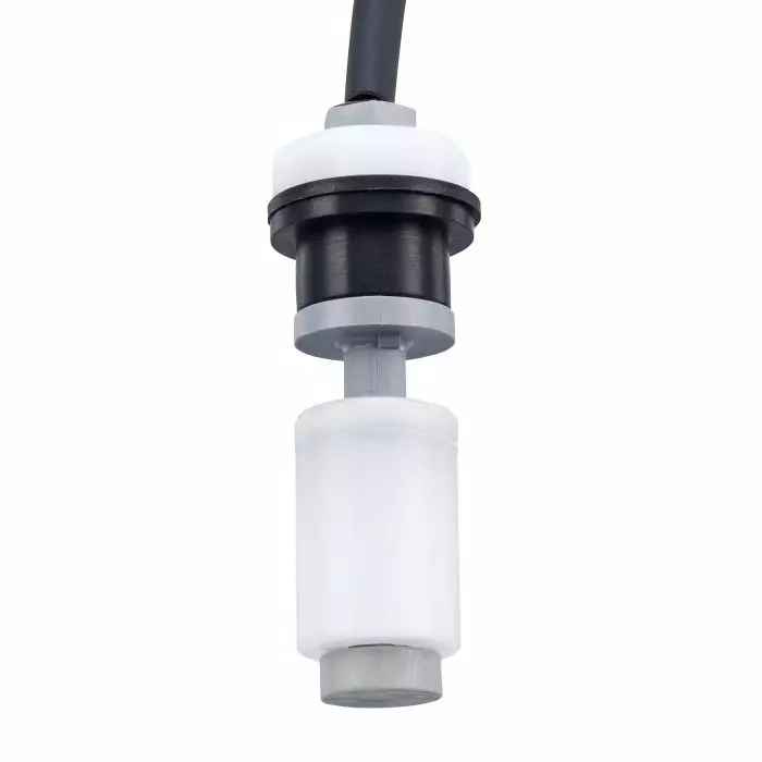 SENSATA / CYNERGY3 RSF100 Series Vertical Polyphenylene Sulfide Float Switch 1 m Cable NO/NC 240V AC Max 120V DC Max, RSF106Y100JV