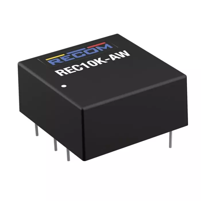 RECOM POWER DC-DC Converter 24 V DC 417 mA Output 18-75 V DC Input 10 W Through Hole, REC10K-4824SAW/H2 (Pack of 18 Pcs)