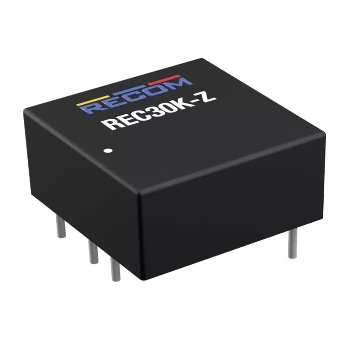 RECOM POWER DC-DC Converter 15 V DC 2A Output 18-75 V DC Input 30 W Through Hole, REC30K-4815S (Pack of 18 Pcs)