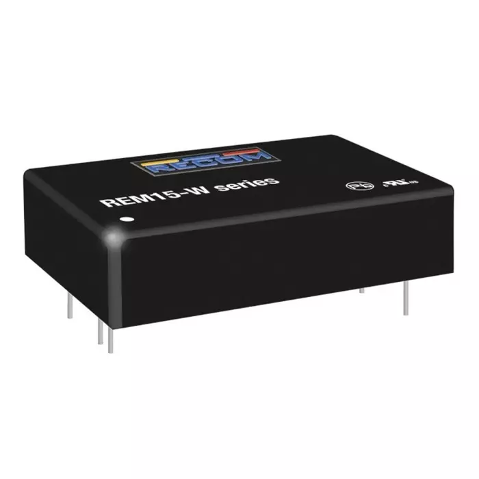RECOM POWER DC-DC Converter 5 V DC 3A Output 9-36 V DC Input 15 W Through Hole, REM15-2405SW (Pack of 10 Pcs)