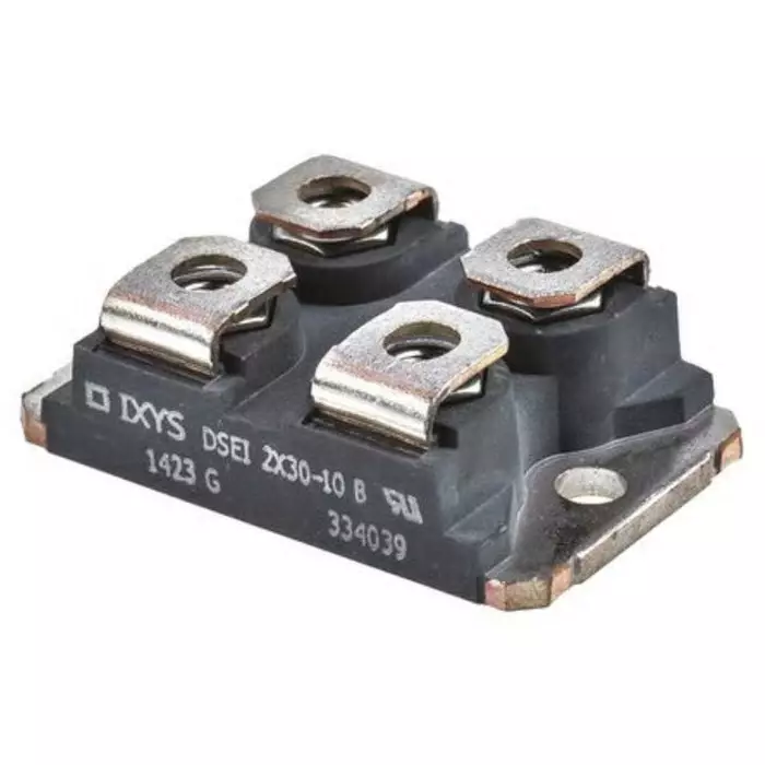 IXYS SEMICONDUCTOR Dual Rectifier Diode Panel Mount 4-Pin 1000V 30A, DSEI2X30-10B (Pack of 10 Pcs)