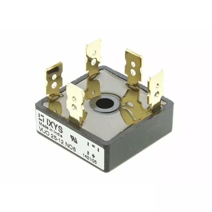 IXYS SEMICONDUCTOR Bridge Rectifier Module 25 A 1200 V 3-Ph Ase 5-Pin, VUO25-12NO8 (Pack of 50 Pcs)