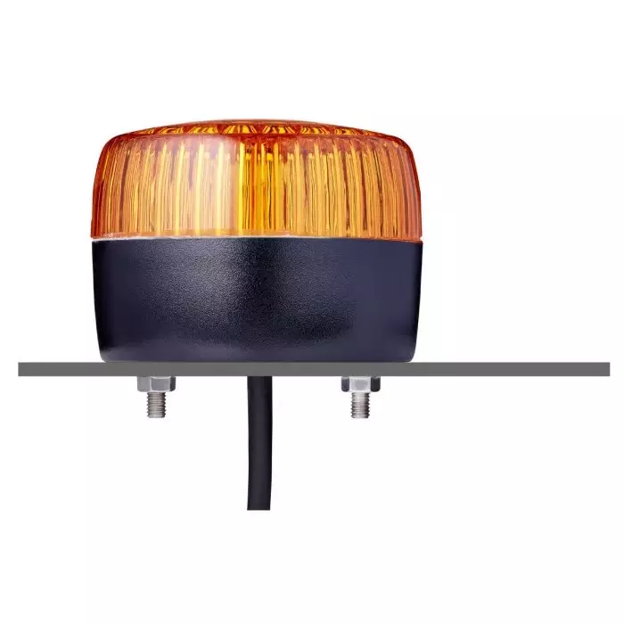 AUER Signal PCL Series Amber Multiple Effect Beacon 230 V AC 240 V AC Surface Mount LED Bulb IP66 IP67, 861501313